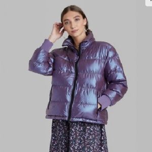 Wild Fable Iridescent Purple Puffer.